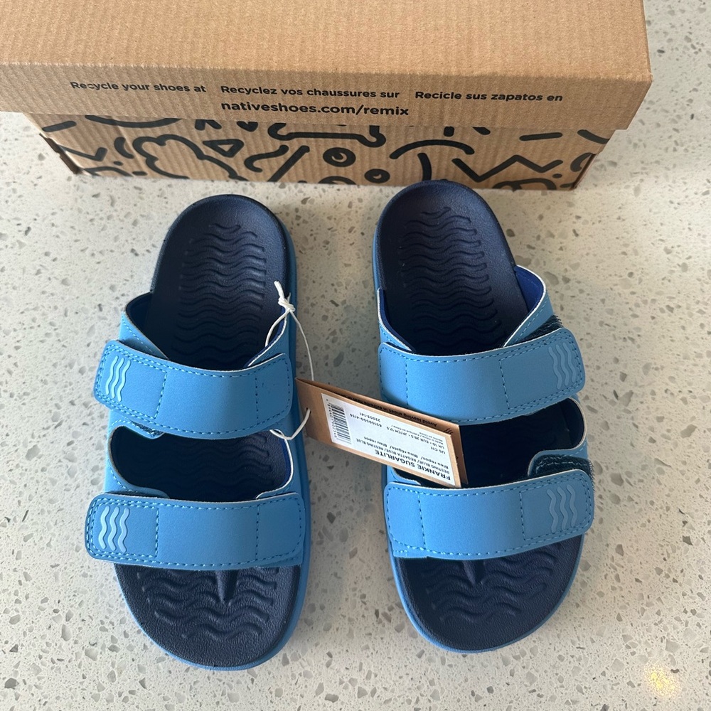NWT Native Frankie Sugarlite Sandals - Size Toddler 11